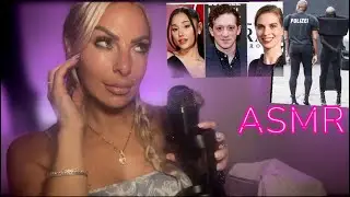 ASMR Whispering Celebrity Gossip In A New York Accent SUPER Clicky Whisper