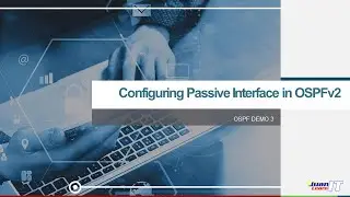 Demo Part 3   Configuring Passive Interface in OSPFv2