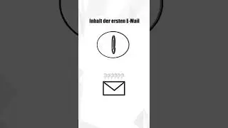 Was stand in der allerersten E-Mail?