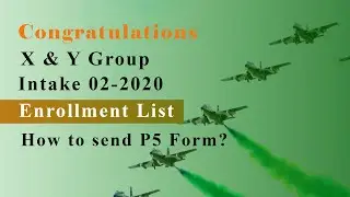 Air Force X and Y Group 02/2020 - Enrollment List