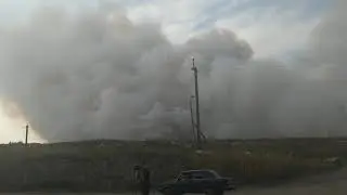 Горить Макухівське сміттєзвалище