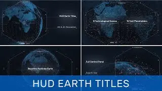 HUD Earth Titles ( After Effects Templates