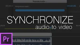 How to Sync Audio to Video in Adobe Premiere Pro CC