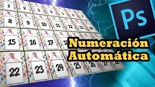 Cómo hacer una numeración automática en Photoshop | Photoshop y Excel