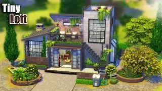 Tiny Loft (Industrial)🚧🏗️ - Sims 4 Cozy and Compact Living Space