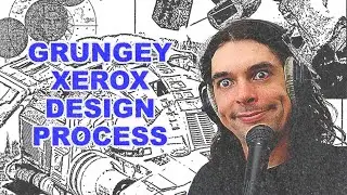 Grungey Xerox Design Process