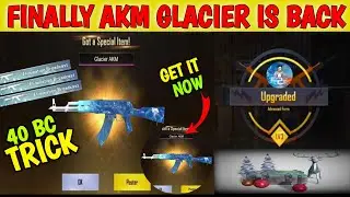 Trick 40 Bc 😍| Akm Glacier & Mini14 Crate Opening | Pubg Lite Akm Glacier Crate Opening | Akm Crate