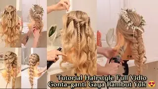 VIRAL Tutorial Kepang Rambut Terbaru Ala Barbie | Hairstyle Tutorial Easy & Cute | Trending Fashion