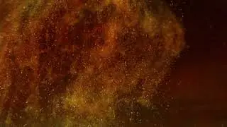 Yellow Paint Particles - Stock Footage