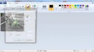 Como redimensionar fotos -imagens- com o ms paint -windows 7-