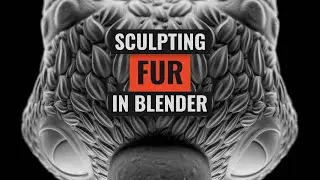 Sculpting Fur in Blender (with Alphas)