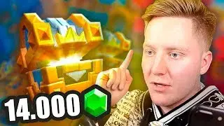 14 000 КРИСТАЛЛОВ НА СУНДУКИ !!! | Clash Royale