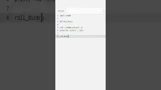👨‍💻 Can't find a dice to roll while playing then create your own? #game #coding #python #programming