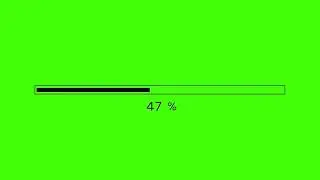 Loading green screen | loading effect with 1080p