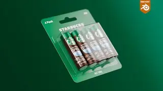 Product Design in Blender - Coffee Batteries: (FULL PROCESS)