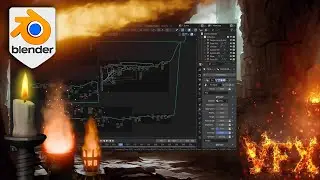 🔥 Blender Geometry Node Fire Animation Complete Guide 🔥