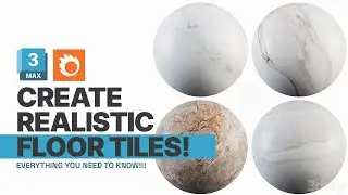 How to create Realistic Marble look floor tiles