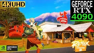 Fortnite Aang Avatar Skin Gameplay | RTX 4090 4K Max Graphics + RTX ON | Chapter 2 remix #fortnite