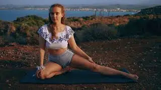 YOGA IN THE GREEK MOUNTAINS  #stretching #yoga #flexibility