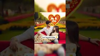 Viral Couple Heart Name Ai Photo Editing । How To Make Bing Image Creator । Bing Image Creator