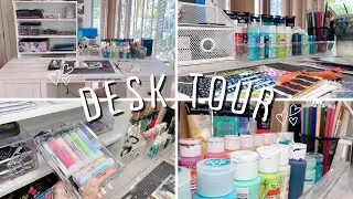 My Desk Tour! Showing You Around My Craft Station