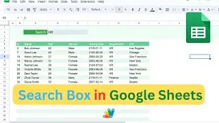 How to make Advanced Search Box in google Sheets