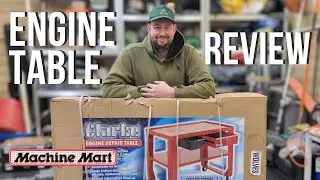 Clarke Engine Repair Table CERT1225 tear down Machine Mart workbench with drainage & oil tray