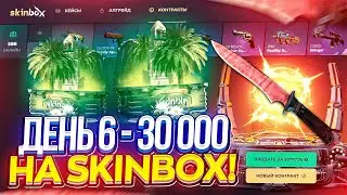 День 6 - 30 000 на SKINBOX | СКИНБОКС!? НЕДЕЛЯ BIG БАЛАНСОВ!