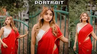 Outdoor portrait preset | Free lightroom preset | Green outdoor preset |