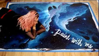 creating my largest space painting ever