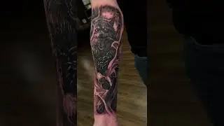 Lone Wolf tattoo by @inkbyrock at @inkdomtattoo in Chicago, IL