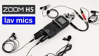 Zoom H5: Connecting Lav Mics | Adapters and Settings