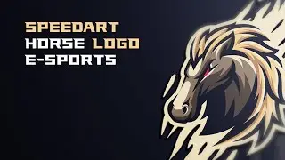 Tutorial Horse Logo E-sports