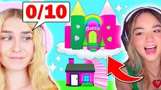 Rating IBellas *SECRET* Adopt Me BUILDS! (Roblox)