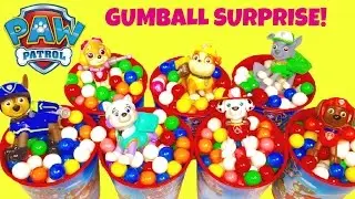 PAW PATROL Gumball Surprise Cups!