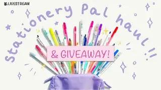 Stationery giveaway & haul!🛍️🖊️✨ Stationery Pal 5th anniversary!🥳