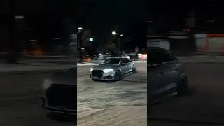 AUDI RS3 & BMW X5M Power slide!