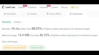 Leetcode 7. Reverse Integer | Two Approaches | Python | O(N) Solution | FAANG Coding Interviews