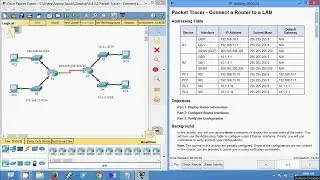 6.4.3.3 Packet Tracer - Connect a Router to a LAN