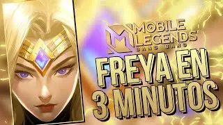 FREYA EN 3 MINUTOS 🚀Como usar a Freya, Freya Guía, tutorial - MOBILE LEGENDS ESPAÑOL