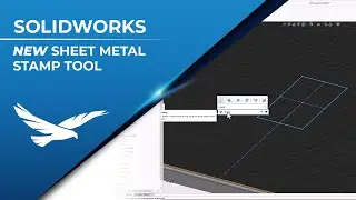 Sheet Metal Stamp Tool - What's New in SOLIDWORKS 2024