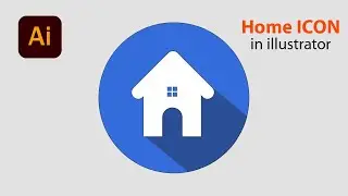 How to make Home icon in illustrator | Shorts