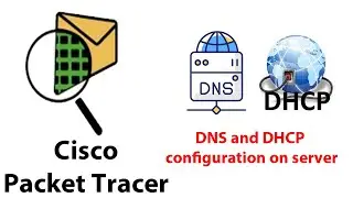 cisco packet tracer dns and DHCP server configuration  | How to configure DHCP and DNS in CCNA