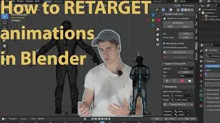 Retargeting character animations in Blender!- Rokoko to Blender plugin