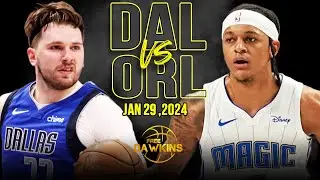 Dallas Mavericks vs Orlando Magic Full Game Highlights | January 29, 2024 | FreeDawkins