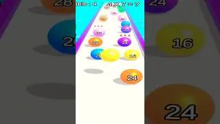 Ball Run - Math Tables Game (android) level 4 #2048ballgame #ballgame #2048balls