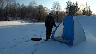 Рыбалка в Самаре. Опробовал новую палатку с 