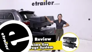 etrailer | Yakima EXO Swing Away Storage System w/ 2 Enclosed Cargo Carriers Feature Review