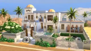 Moroccan Riad Mansion | The Sims 4 Speed Build