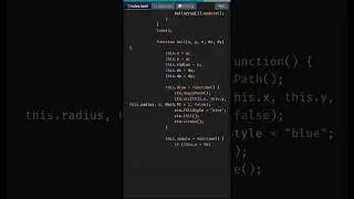 Create Blue Particles with HTML Canvas | HTML5 Canvas Tutorial #shorts #coding #JavaScript